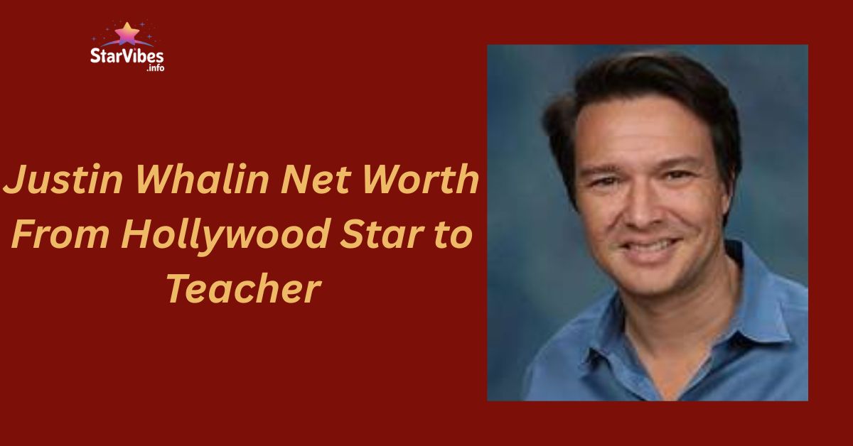Justin Whalin Net Worth